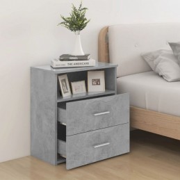 Acquista Comodino Grigio Cemento 50x32x60 cm con riferimento GHV-803280 della ditta GARDENHOME
