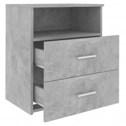 Acquista Comodino Grigio Cemento 50x32x60 cm con riferimento GHV-803280 della ditta GARDENHOME