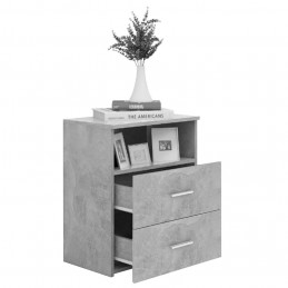 Acquista Comodini 2 pz Grigio Cemento 50x32x60cm con riferimento GHV-803281 della ditta GARDENHOME