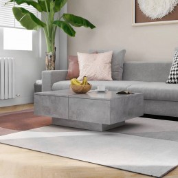 Acquista Tavolino da Salotto Grigio 90x60x31 cm in Truciolato con riferimento GHV-804179 della ditta GARDENHOME