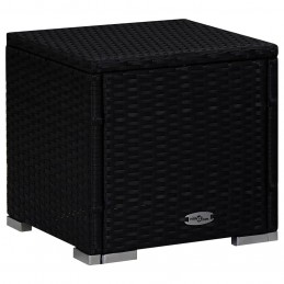 Acquista Lettino Prendisole con Cuscino e Tavolino in Polyrattan Blu con riferimento GHV-310227 della ditta GARDENHOME