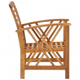 Acquista Sedie da Giardino 2 pz in Legno Massello d'Acacia con riferimento GHV-310266 della ditta GARDENHOME