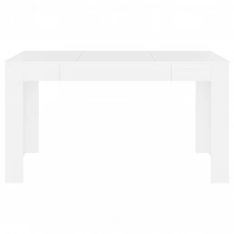 Acquista Tavolo da Pranzo Bianco 140x74,5x76 cm in Legno Multistrato con riferimento GHV-804202 della ditta GARDENHOME