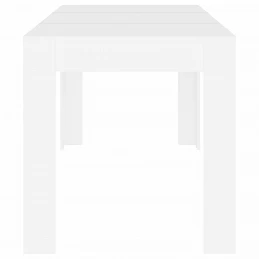 Acquista Tavolo da Pranzo Bianco 140x74,5x76 cm in Legno Multistrato con riferimento GHV-804202 della ditta GARDENHOME