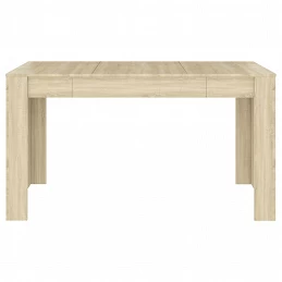 Acquista Tavolo da Pranzo Rovere Sonoma 140x74,5x76 cm in Truciolato con riferimento GHV-804205 della ditta GARDENHOME