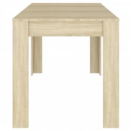 Acquista Tavolo da Pranzo Rovere Sonoma 140x74,5x76 cm in Truciolato con riferimento GHV-804205 della ditta GARDENHOME