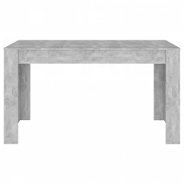 Acquista Tavolo da Pranzo Grigio Cemento 140x74,5x76 cm in Truciolato con riferimento GHV-804206 della ditta GARDENHOME