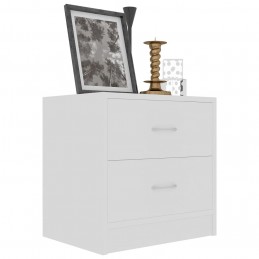 Acquista Comodini 2 pz Bianchi 40x30x40 cm in Truciolato con riferimento GHV-801036 della ditta GARDENHOME