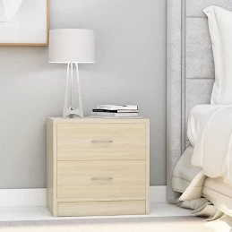 Acquista Comodino Rovere Sonoma 40x30x40 cm in Truciolato con riferimento GHV-801041 della ditta GARDENHOME