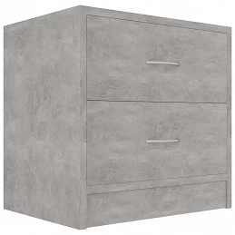 Acquista Comodino Grigio Calcestruzzo 40x30x40 cm in Truciolato con riferimento GHV-801043 della ditta GARDENHOME