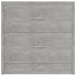 Acquista Comodino Grigio Calcestruzzo 40x30x40 cm in Truciolato con riferimento GHV-801043 della ditta GARDENHOME