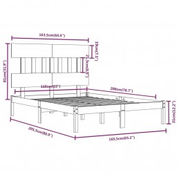 Acquista Giroletto in Legno Massello 160x200 cm con riferimento GHV-3104748 della ditta GARDENHOME