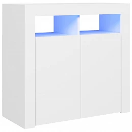 Acquista Credenza con Luci LED Bianca 80x35x75 cm con riferimento GHV-804328 della ditta GARDENHOME