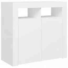 Acquista Credenza con Luci LED Bianca 80x35x75 cm con riferimento GHV-804328 della ditta GARDENHOME