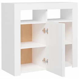 Acquista Credenza con Luci LED Bianca 80x35x75 cm con riferimento GHV-804328 della ditta GARDENHOME