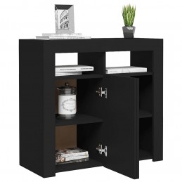 Acquista Credenza con Luci LED Nera 80x35x75 cm con riferimento GHV-804329 della ditta GARDENHOME