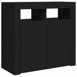 Acquista Credenza con Luci LED Nera 80x35x75 cm con riferimento GHV-804329 della ditta GARDENHOME