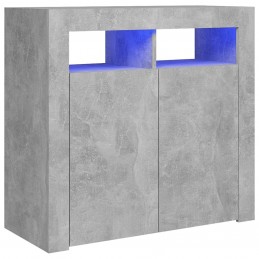 Acquista Credenza con Luci LED Grigio Cemento 80x35x75 cm con riferimento GHV-804332 della ditta GARDENHOME