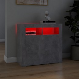 Acquista Credenza con Luci LED Grigio Cemento 80x35x75 cm con riferimento GHV-804332 della ditta GARDENHOME