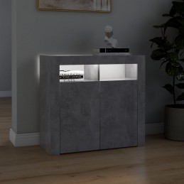 Acquista Credenza con Luci LED Grigio Cemento 80x35x75 cm con riferimento GHV-804332 della ditta GARDENHOME