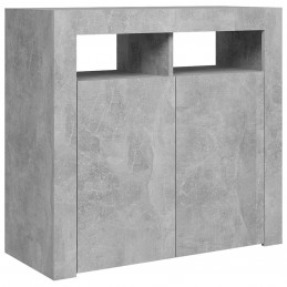 Acquista Credenza con Luci LED Grigio Cemento 80x35x75 cm con riferimento GHV-804332 della ditta GARDENHOME