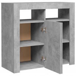 Acquista Credenza con Luci LED Grigio Cemento 80x35x75 cm con riferimento GHV-804332 della ditta GARDENHOME