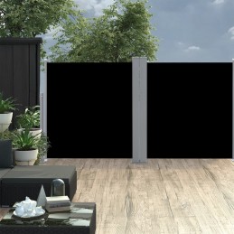 Acquista Tenda da Sole Laterale Retrattile Nera 100x600 cm con riferimento GHV-48442 della ditta GARDENHOME