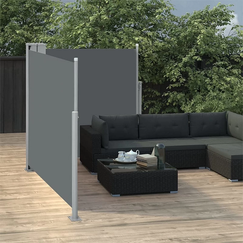 Acquista Tenda da Sole Laterale Retrattile Antracite 100x600 cm con riferimento GHV-48444 della ditta GARDENHOME