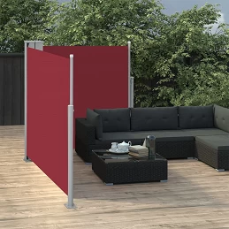 Acquista Tenda da Sole Laterale Retrattile Rossa 100x600 cm con riferimento GHV-48447 della ditta GARDENHOME