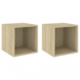 Acquista Armadietti a Muro 2 pz Rovere Sonoma 37x37x37 cm in Truciolato con riferimento GHV-805454 della ditta GARDENHOME