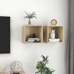 Acquista Armadietti a Muro 2 pz Rovere Sonoma 37x37x37 cm in Truciolato con riferimento GHV-805454 della ditta GARDENHOME