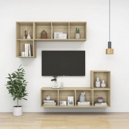 Acquista Armadietti a Muro 2 pz Rovere Sonoma 37x37x37 cm in Truciolato con riferimento GHV-805454 della ditta GARDENHOME