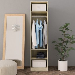 Acquista Armadio Rovere Sonoma 50x50x200 cm in Truciolato con riferimento GHV-800237 della ditta GARDENHOME