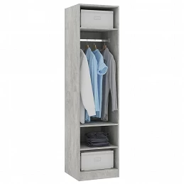 Acquista Armadio Grigio Cemento 50x50x200 cm in Truciolato con riferimento GHV-800238 della ditta GARDENHOME