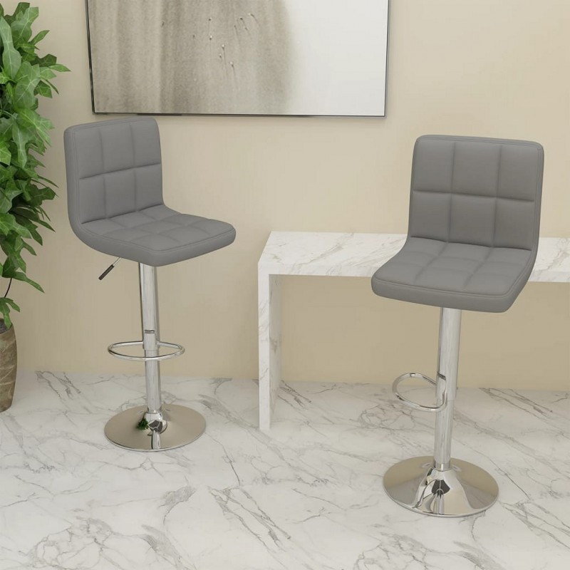 Acquista Sgabelli da Bar 2 pz Grigio Chiaro in Tessuto con riferimento GHV-334239 della ditta GARDENHOME