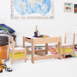 Acquista Tavolo per Bambini con 2 Sedie in MDF con riferimento GHV-80284 della ditta GARDENHOME