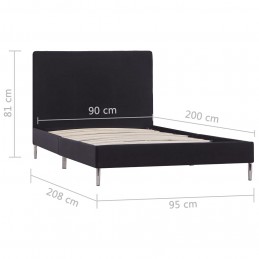 Acquista Giroletto Nero in Tessuto 90x200 cm con riferimento GHV-280941 della ditta GARDENHOME