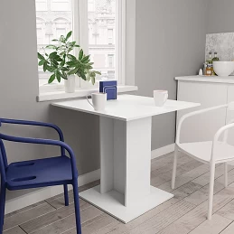 Acquista Tavolo da Pranzo Bianco 80x80x75 cm in Truciolato con riferimento GHV-800252 della ditta GARDENHOME