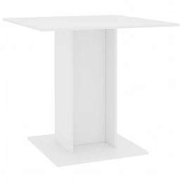 Acquista Tavolo da Pranzo Bianco 80x80x75 cm in Truciolato con riferimento GHV-800252 della ditta GARDENHOME