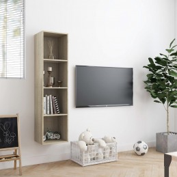 Acquista Libreria/Mobile TV Rovere Sonoma 143x30x36 cm con riferimento GHV-800264 della ditta GARDENHOME