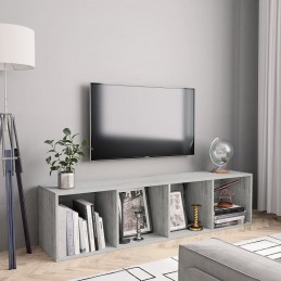 Acquista Libreria/Mobile TV Grigio Cemento 143x30x36 cm con riferimento GHV-800265 della ditta GARDENHOME