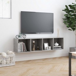 Acquista Libreria/Mobile TV Grigio Cemento 143x30x36 cm con riferimento GHV-800265 della ditta GARDENHOME