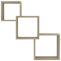 Acquista Mensole a Muro Cubiche in Rovere Sonoma 84,5x15x27cm Truciolato con riferimento GHV-800273 della ditta GARDENHOME