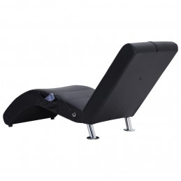 Acquista Sdraio Massaggiante con Cuscino Nero in Similpelle con riferimento GHV-281284 della ditta GARDENHOME