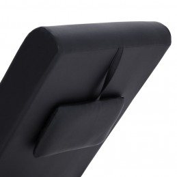 Acquista Sdraio Massaggiante con Cuscino Nero in Similpelle con riferimento GHV-281284 della ditta GARDENHOME