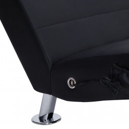 Acquista Sdraio Massaggiante con Cuscino Nero in Similpelle con riferimento GHV-281284 della ditta GARDENHOME