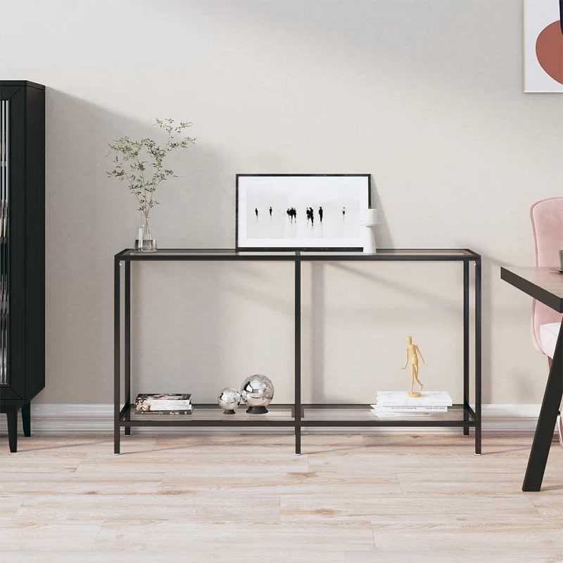 Acquista Tavolo Consolle Trasparente 140x35x75,5 cm in Vetro Temperato con riferimento GHV-331694 della ditta GARDENHOME