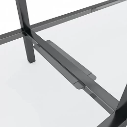 Acquista Tavolo Consolle Trasparente 140x35x75,5 cm in Vetro Temperato con riferimento GHV-331694 della ditta GARDENHOME