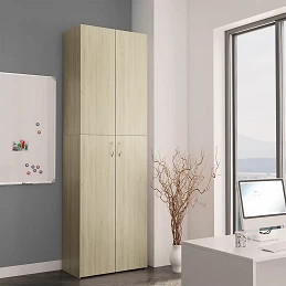 Acquista Armadio per Ufficio Rovere Sonoma 60x32x190 cm in Truciolato con riferimento GHV-800300 della ditta GARDENHOME