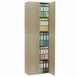 Acquista Armadio per Ufficio Rovere Sonoma 60x32x190 cm in Truciolato con riferimento GHV-800300 della ditta GARDENHOME